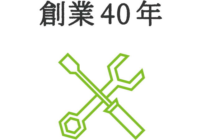 創業40年